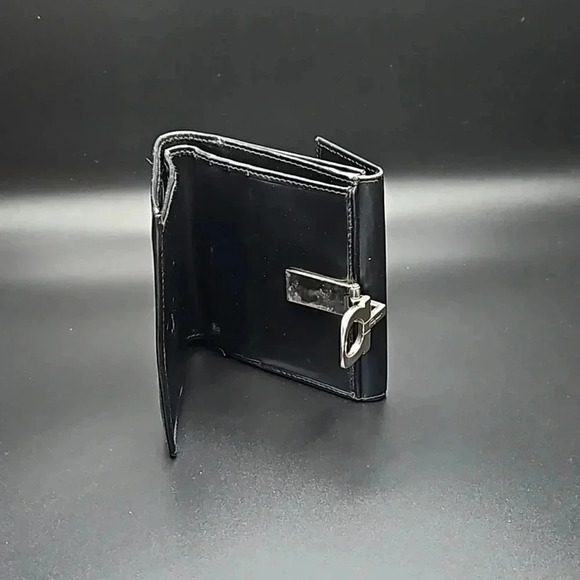 Salvatore Ferragamo Black Trifold Wallet with coin pouch - Picture 3 of 4